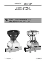 GEM 653 Installation, Operating And Maintenance Instructions preview