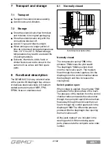 Preview for 21 page of GEM 8257 Installation, Operating And Maintenance Instructions