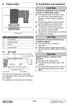 Preview for 22 page of GEM 8257 Installation, Operating And Maintenance Instructions