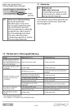 Preview for 18 page of GEM C67 CleanStar Installation, Operating And Maintenance Instructions For The Installer And The User