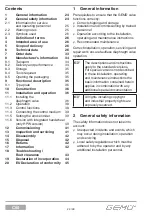 Preview for 24 page of GEM CleanStar C60 HPS Installation, Operating And Maintenance Instruction