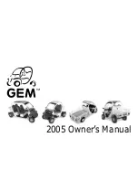 Preview for 1 page of GEM e2 2005 Owner'S Manual