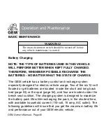 Preview for 47 page of GEM e2 2005 Owner'S Manual