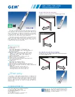 GEM FDH-100M Specification Sheet предпросмотр