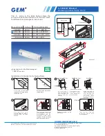 GEM GEM 10001ST series Specifications preview