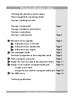 Preview for 3 page of GEM genesys pro s Manual Addendum