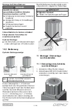 Preview for 10 page of GEM iComLine CleanStar C57 HPW Installation, Operating And Maintenance Instruction