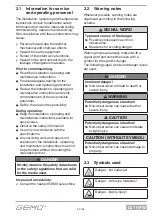 Preview for 23 page of GEM iComLine CleanStar C57 HPW Installation, Operating And Maintenance Instruction