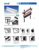GEM L-GL600-AL Specification Sheet предпросмотр
