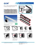 Preview for 1 page of GEM L-NH2300 Specification Sheet