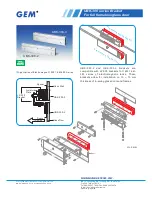 Preview for 1 page of GEM P-UB-UBK300-A Specification Sheet