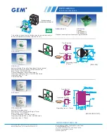 GEM PBT-211UK Specification Sheet предпросмотр