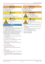 Preview for 25 page of GEM R477 Tugela Operating Instructions Manual