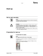 Preview for 21 page of Gema OptiCenter OC04 Operating Instructions And Spare Parts List