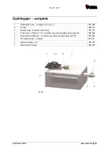 Предварительный просмотр 95 страницы Gema OptiCenter OC09 Operating Instructions And Spare Parts List