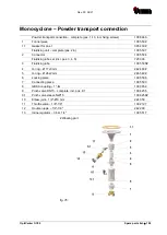 Предварительный просмотр 109 страницы Gema OptiCenter OC09 Operating Instructions And Spare Parts List