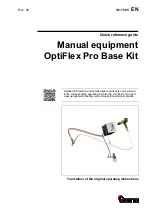 Предварительный просмотр 1 страницы Gema OptiFlex Pro Base Kit Quick Reference Manual