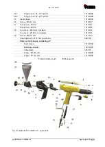 Предварительный просмотр 41 страницы Gema OptiSelect Pro GM04-CF Operating Instructions And Spare Parts List