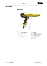 Предварительный просмотр 11 страницы Gema OptiSelect Pro GM04-E Operating Instructions And Spare Parts List