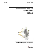 Gema UA05 Operating Instructions Manual предпросмотр