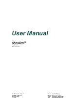 Предварительный просмотр 3 страницы GEMAC CANalarm User Manual