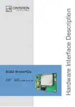 Gemalto Cinterion BGS2-W miniPCIe Hardware Interface Description предпросмотр