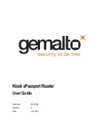 Gemalto Kiosk ePassport Reader PV35-02-17-00-01 User Manual preview