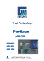 Gemas Puritron GSC-102 Instruction Manual предпросмотр