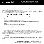 Предварительный просмотр 6 страницы Gembird 8716309107778 User Manual