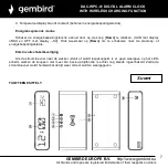 Предварительный просмотр 7 страницы Gembird 8716309107778 User Manual