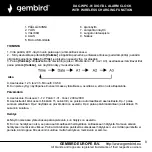 Предварительный просмотр 8 страницы Gembird 8716309107778 User Manual