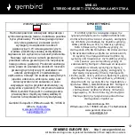 Preview for 12 page of Gembird 8716309113656 User Manual