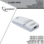 Preview for 1 page of Gembird A-USB3-HDMI User Manual