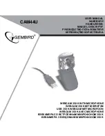 Gembird CAM44U User Manual preview