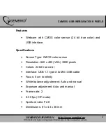 Preview for 2 page of Gembird CAM55U User Manual