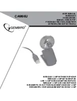 Gembird CAM66U User Manual preview