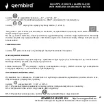 Preview for 22 page of Gembird DAC-WPC-01 User Manual