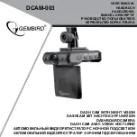 Gembird DCAM-003 User Manual preview