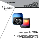 Gembird DCAM-007 User Manual preview