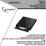 Preview for 1 page of Gembird DVD-USB-01 User Manual