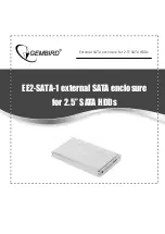 Gembird EE2-SATA-1 User Manual preview