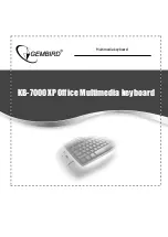 Предварительный просмотр 1 страницы Gembird KB-7000U Operation User'S Manual