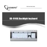 Gembird KB-9140L User Manual preview