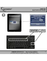 Предварительный просмотр 6 страницы Gembird KB-BT-001 User Manual