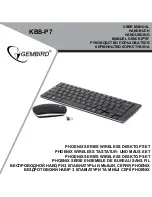 Gembird KBS-P7 User Manual предпросмотр