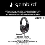 Gembird MHS-U-001 User Manual preview