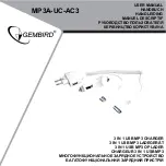 Gembird MP3A-UC-AC3 User Manual предпросмотр