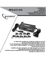 Gembird NPA-AC1-GS User Manual preview