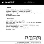 Предварительный просмотр 2 страницы Gembird PB10-02 User Manual