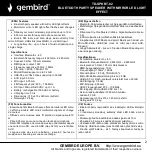 Preview for 2 page of Gembird TD-SPKBT-02 User Manual